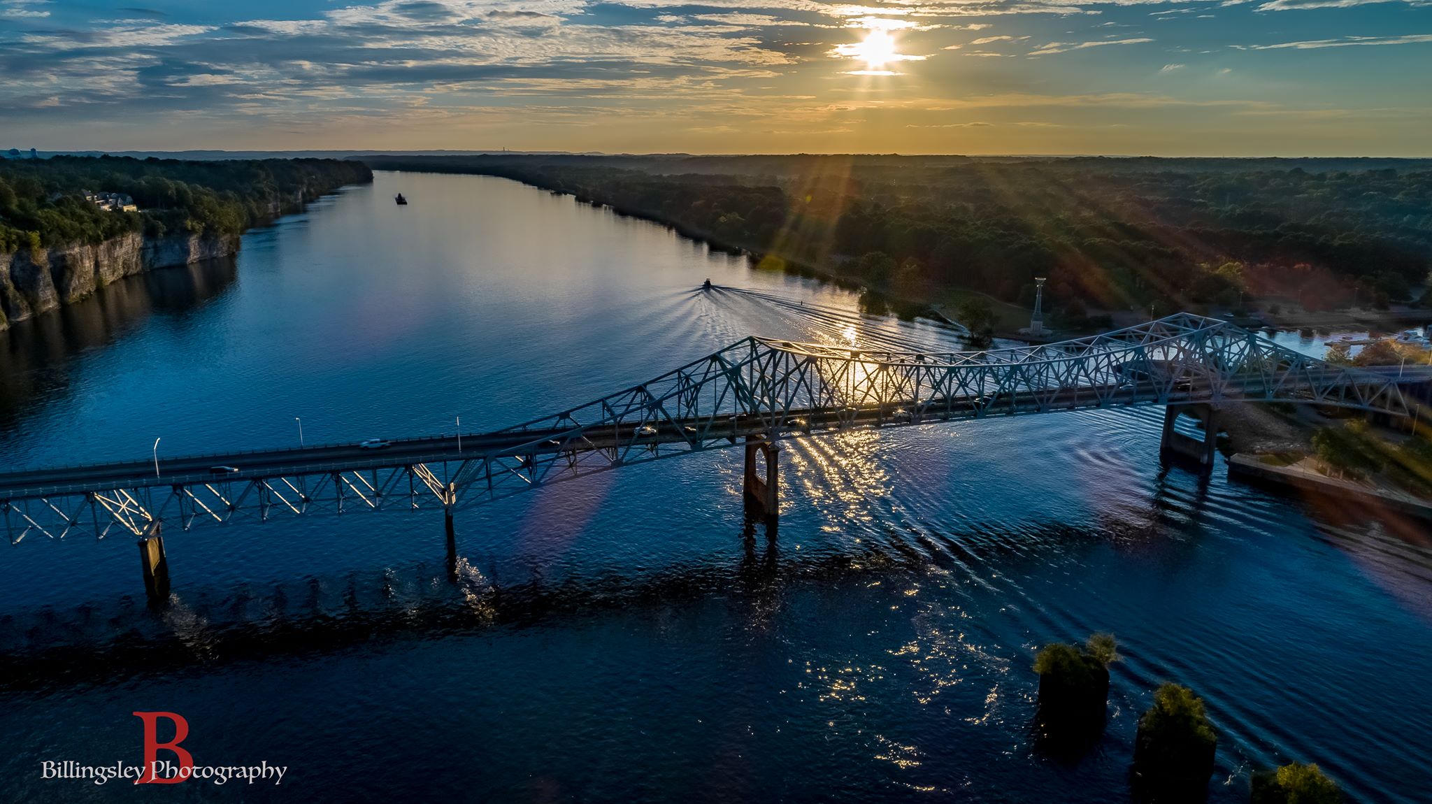 A bridge in Lauderdale County.